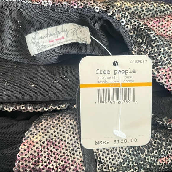 New Free People Double Take Sequin Slip Mini Dress Small - Picture 8 of 8